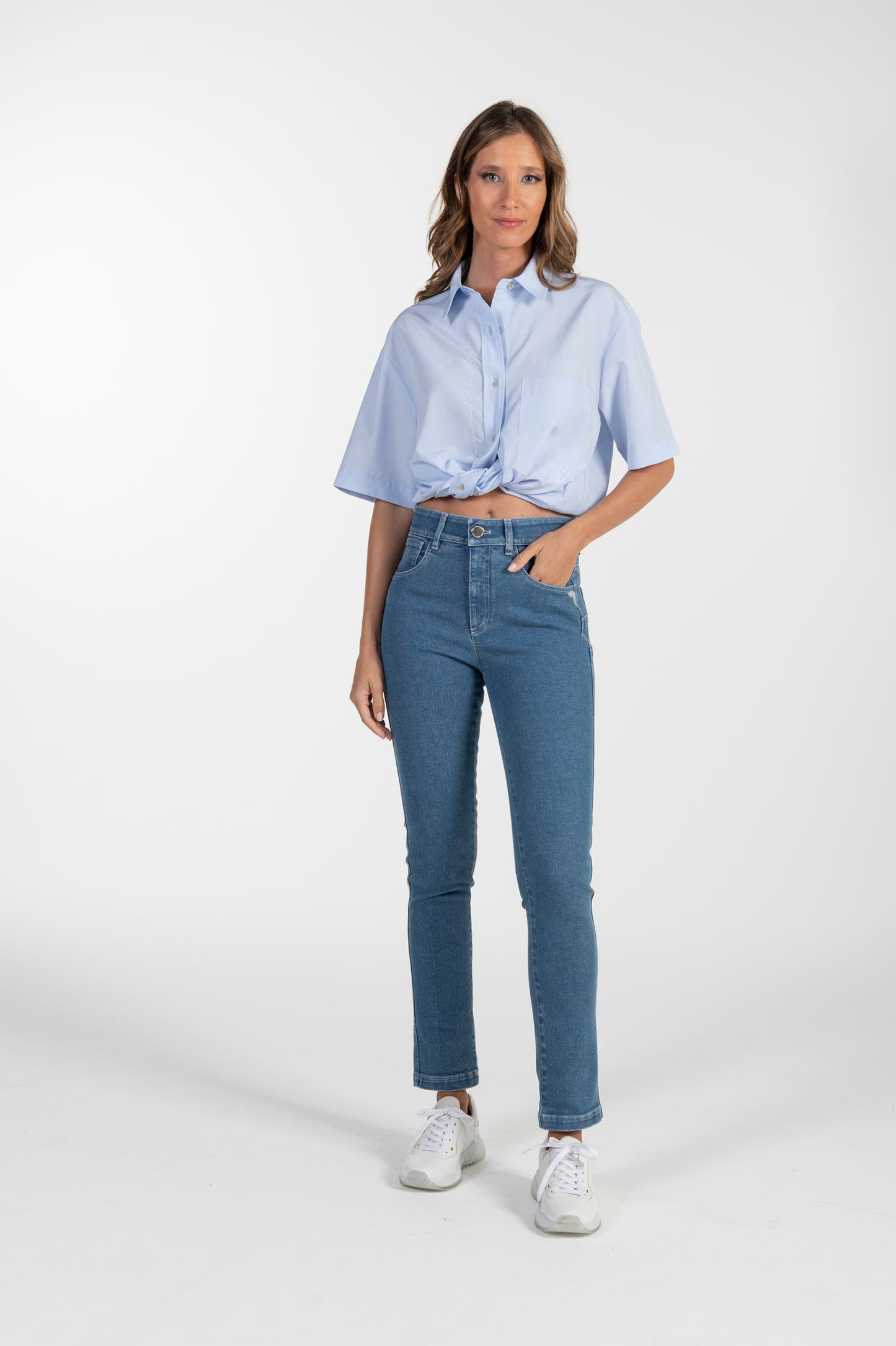 Calças Jeans de Mulher ANA SOUSA com Corte Slim