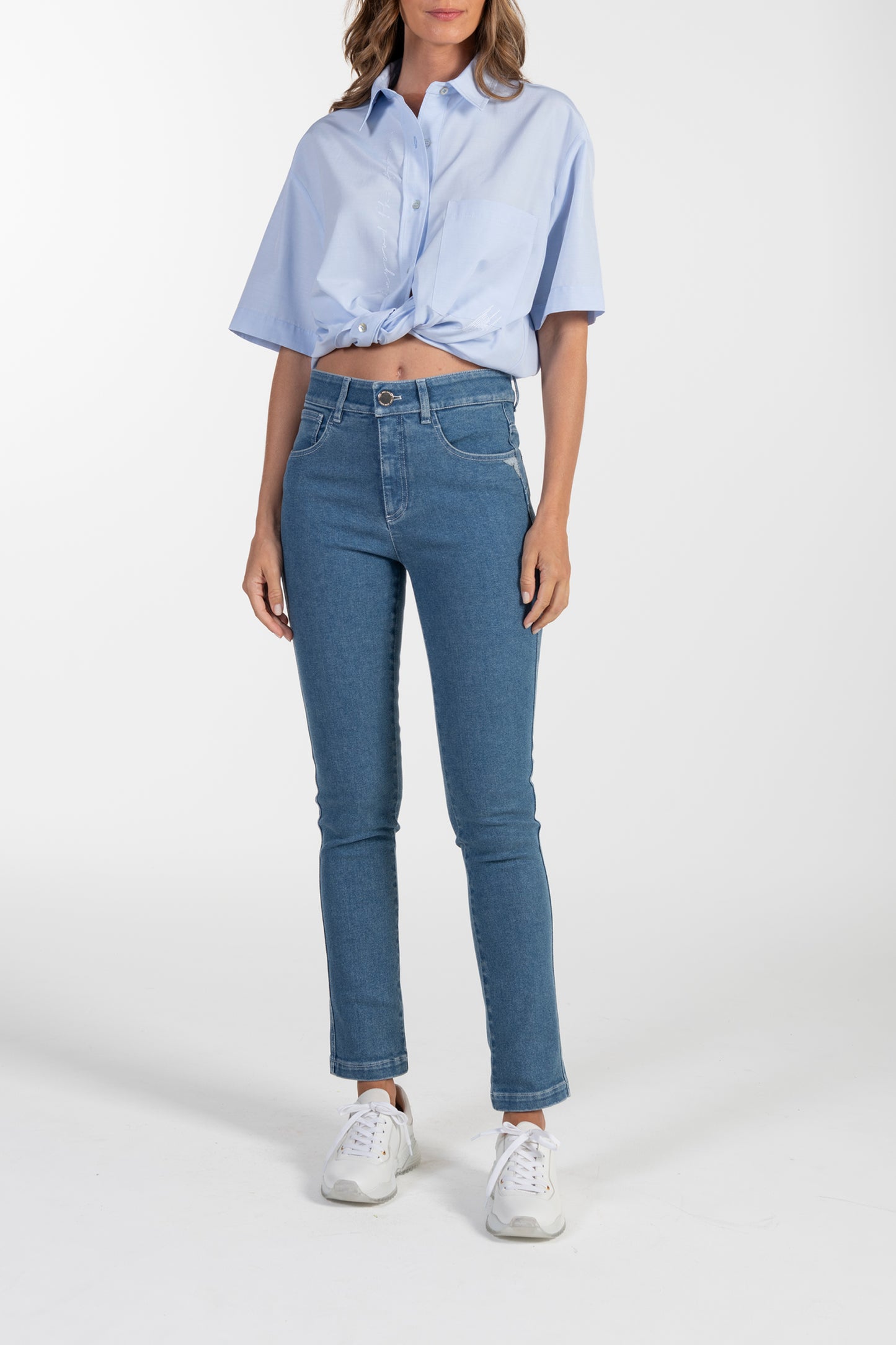 Calças Jeans de Mulher ANA SOUSA com Corte Slim