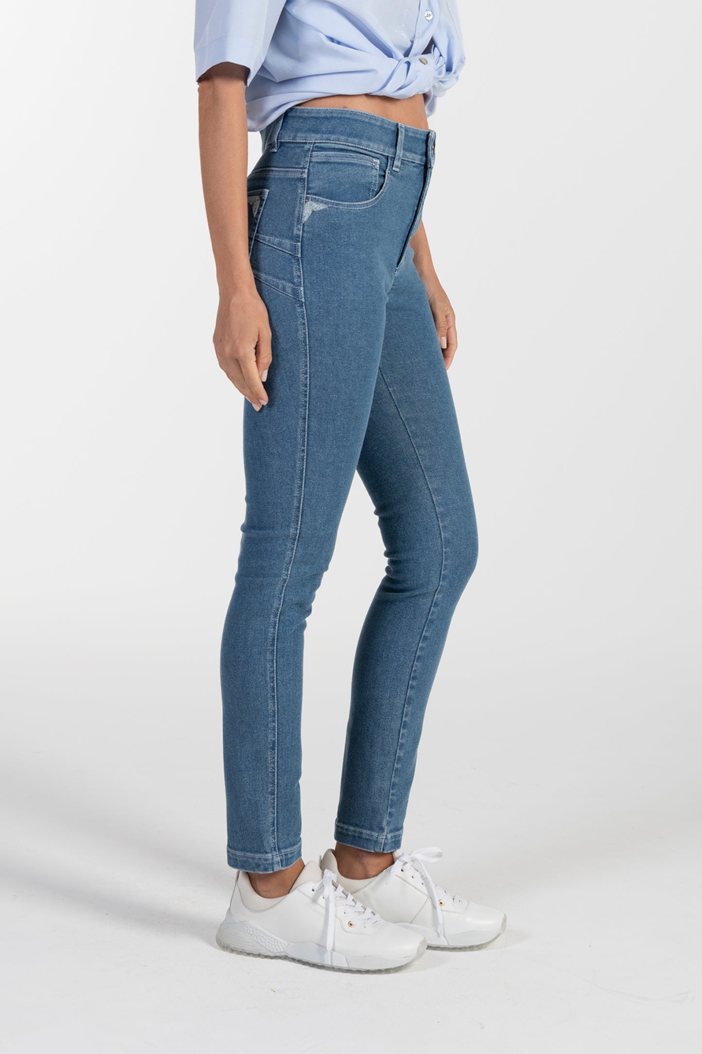 Calças Jeans de Mulher ANA SOUSA com Corte Slim