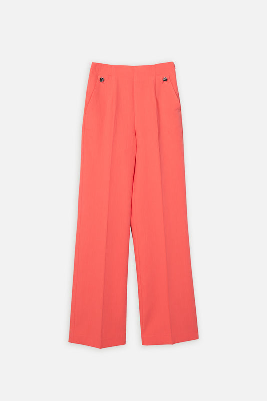 Calças Coral de Mulher ANA SOUSA com Corte Reto