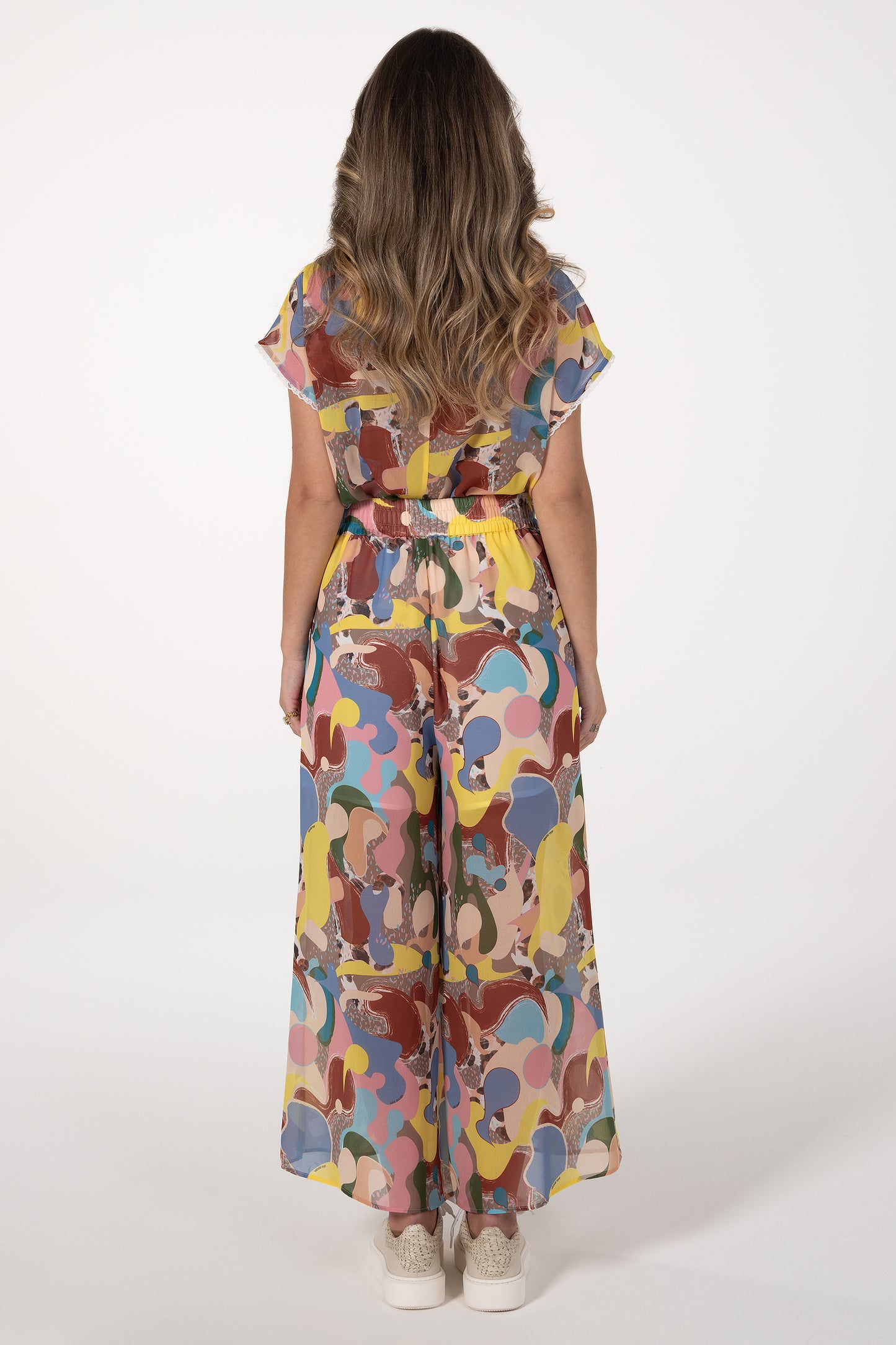 Culotes Mulher ANA SOUSA Multicolor com Estampado Floral