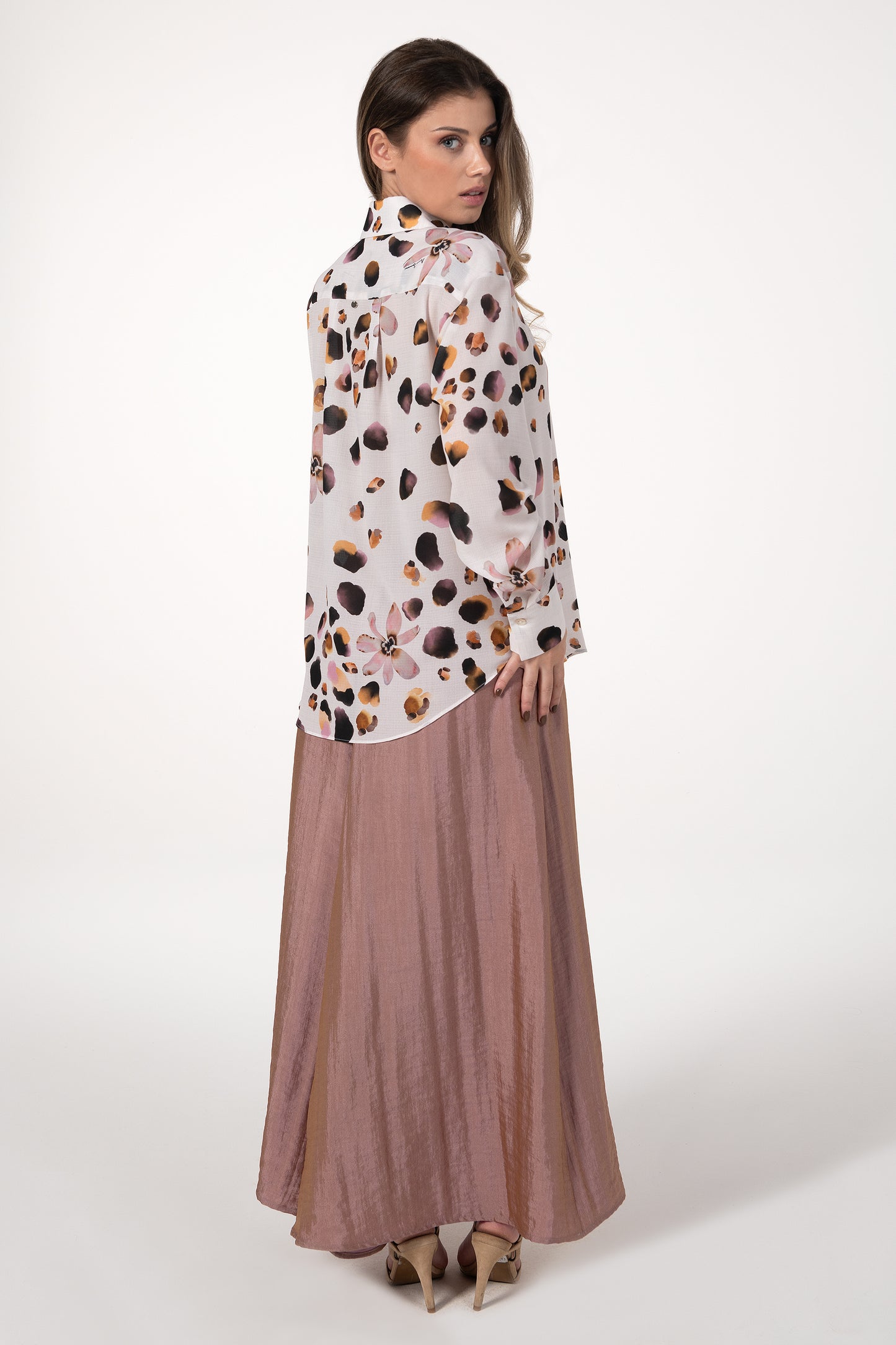 Blusa Mulher ANA SOUSA Branca com Estampado Animal Print
