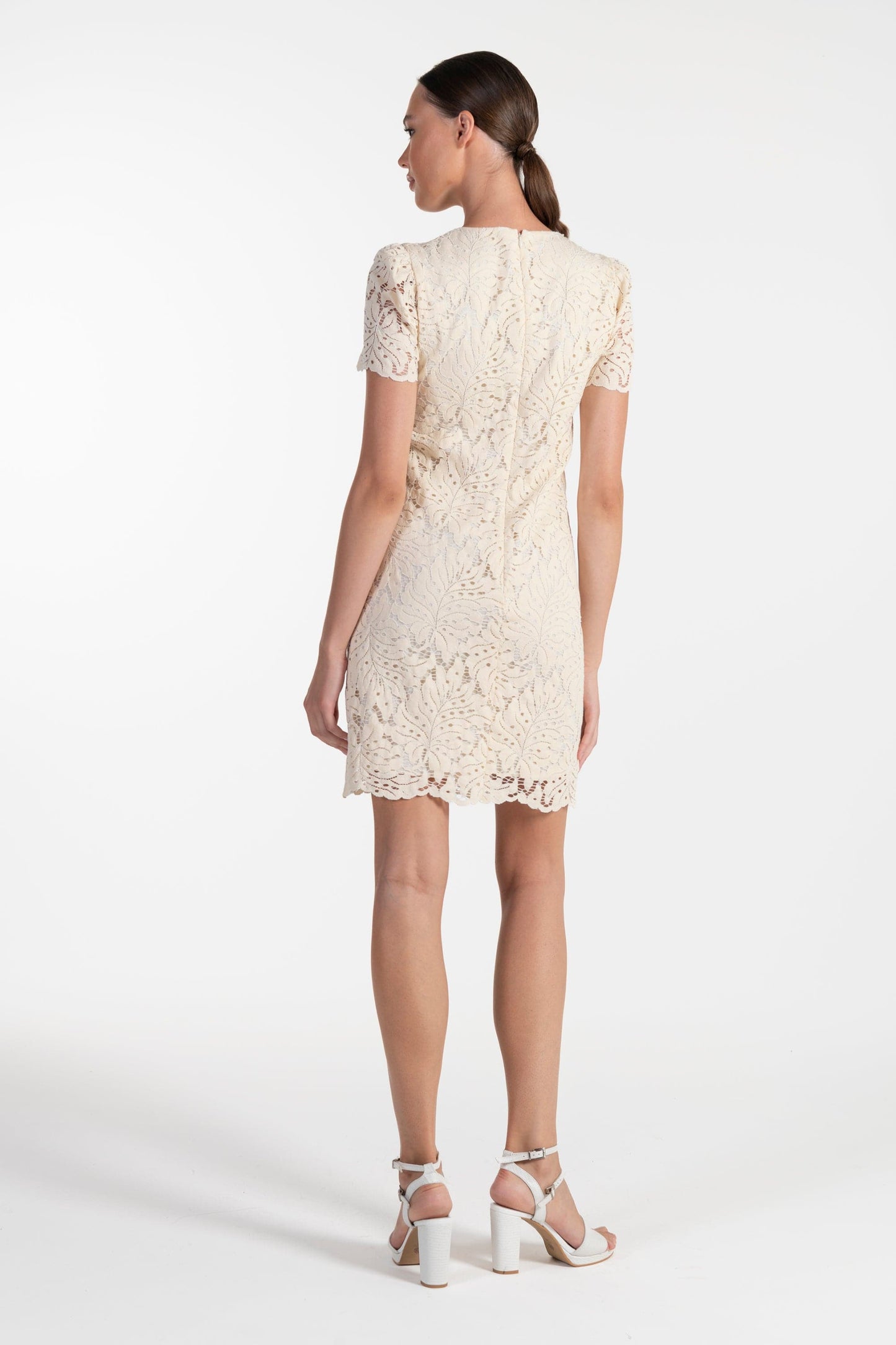 Vestido Bege de Mulher ANA SOUSA em Renda