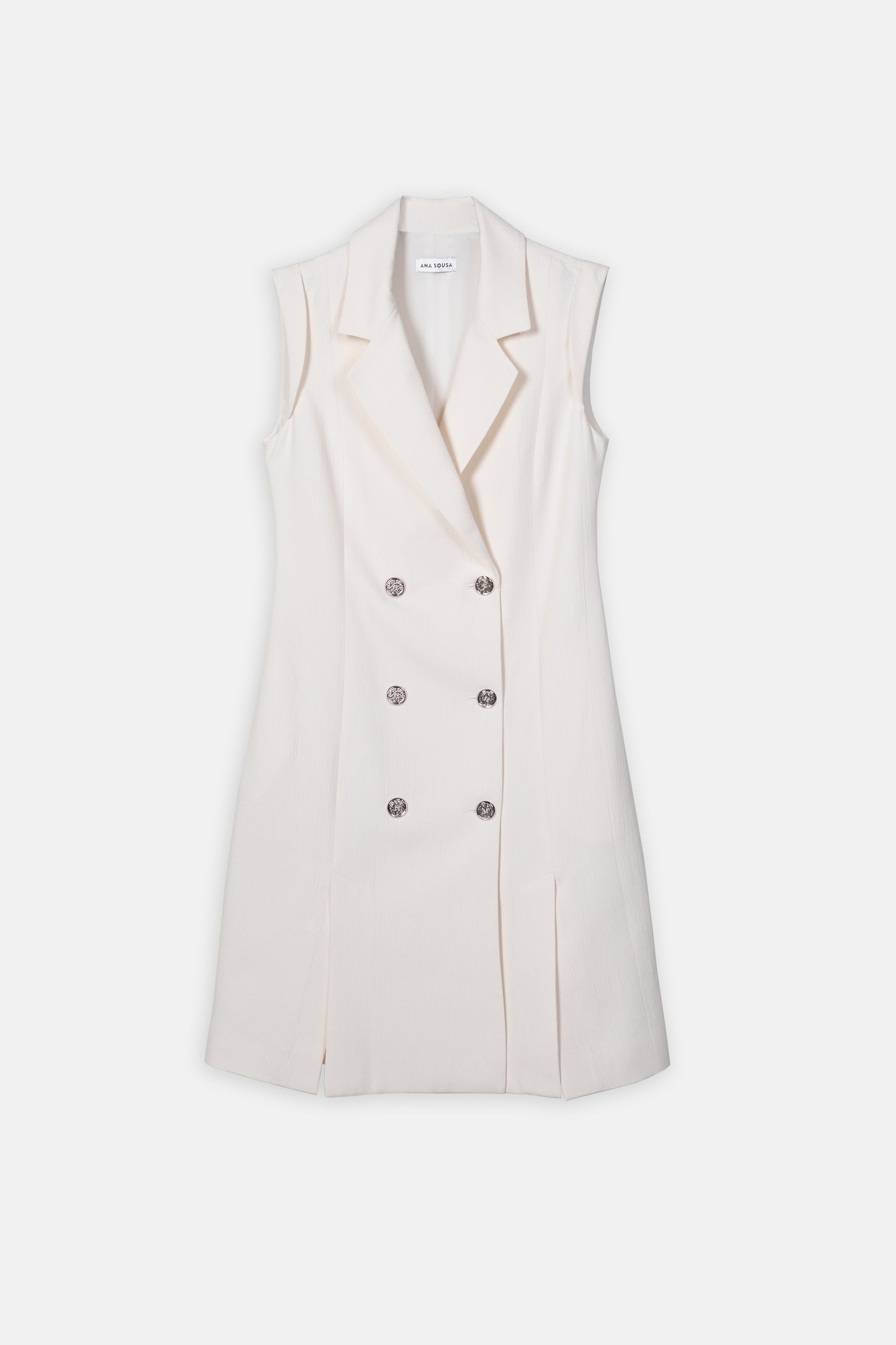 Vestido Branco de Mulher ANA SOUSA Estilo Colete