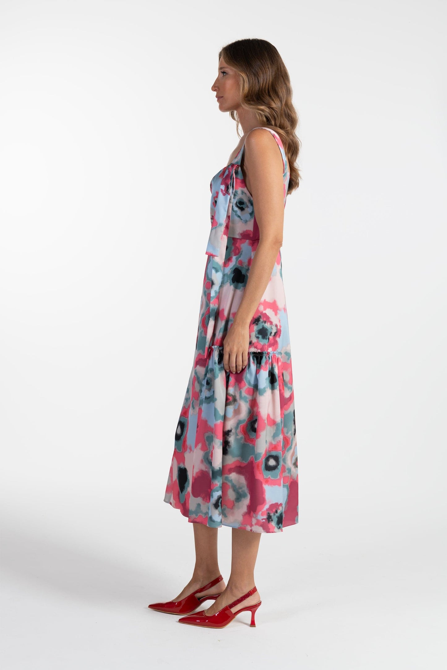 Vestido Midi Estampado de Mulher ANA SOUSA