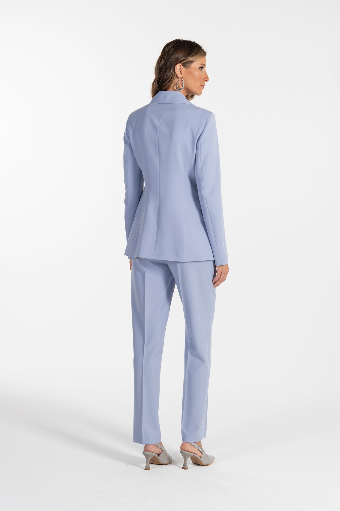 Blazer Azul Claro de Mulher ANA SOUSA com Corte Estruturado