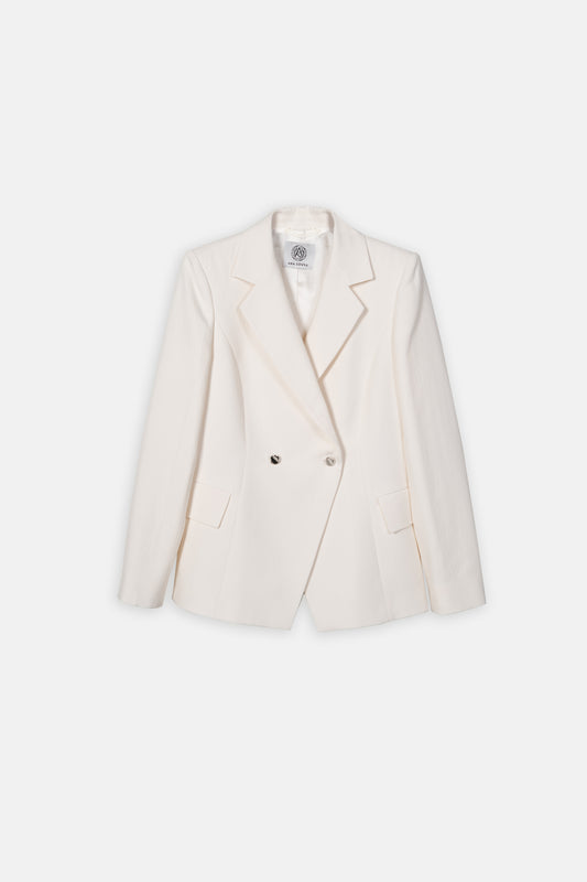 Blazer Branco de Mulher ANA SOUSA com Textura Elegante