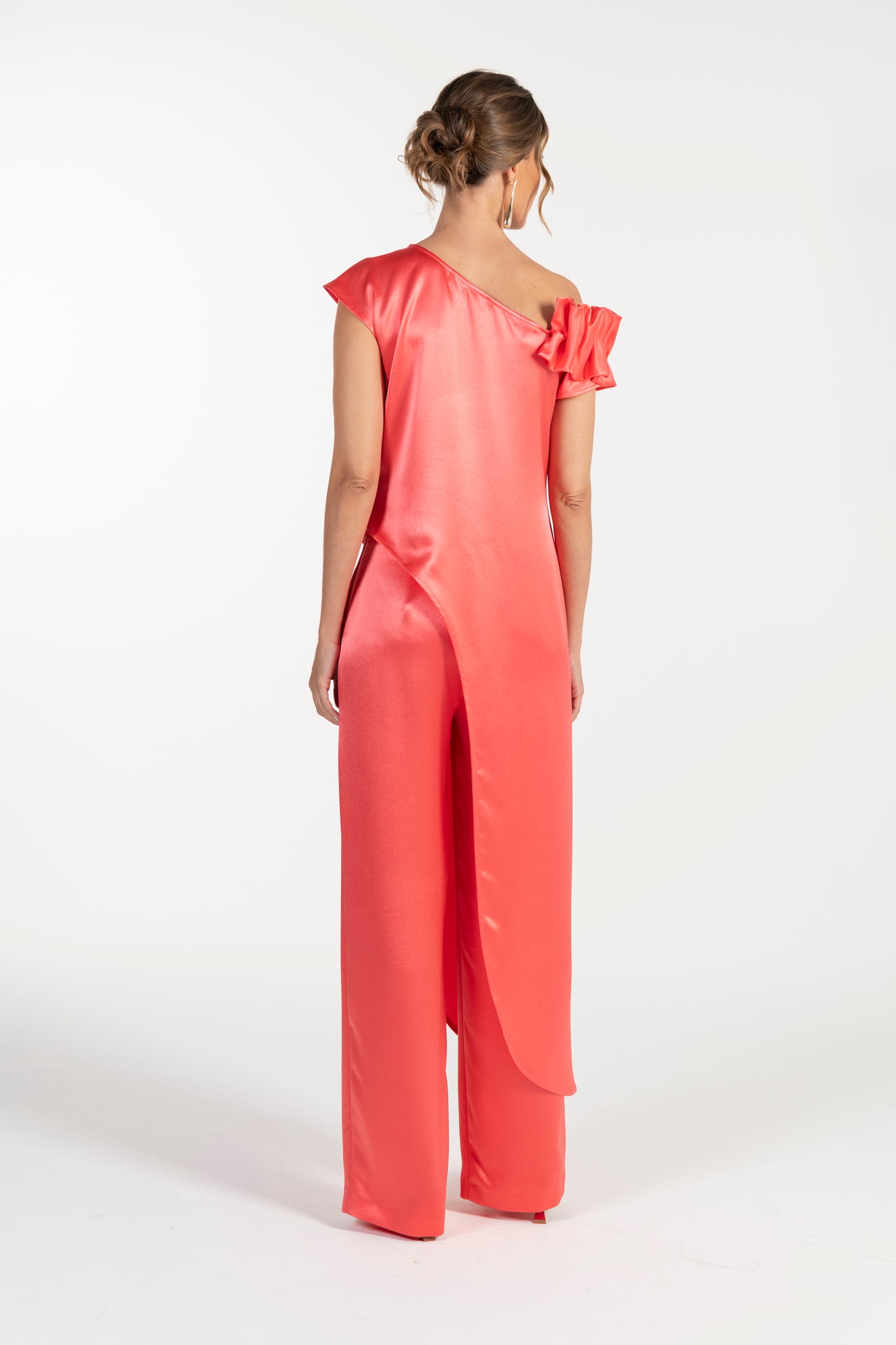 Calças Coral de Mulher ANA SOUSA com Corte Largo