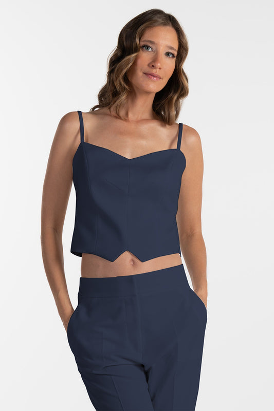 Top Azul de Mulher ANA SOUSA com Alças Finas