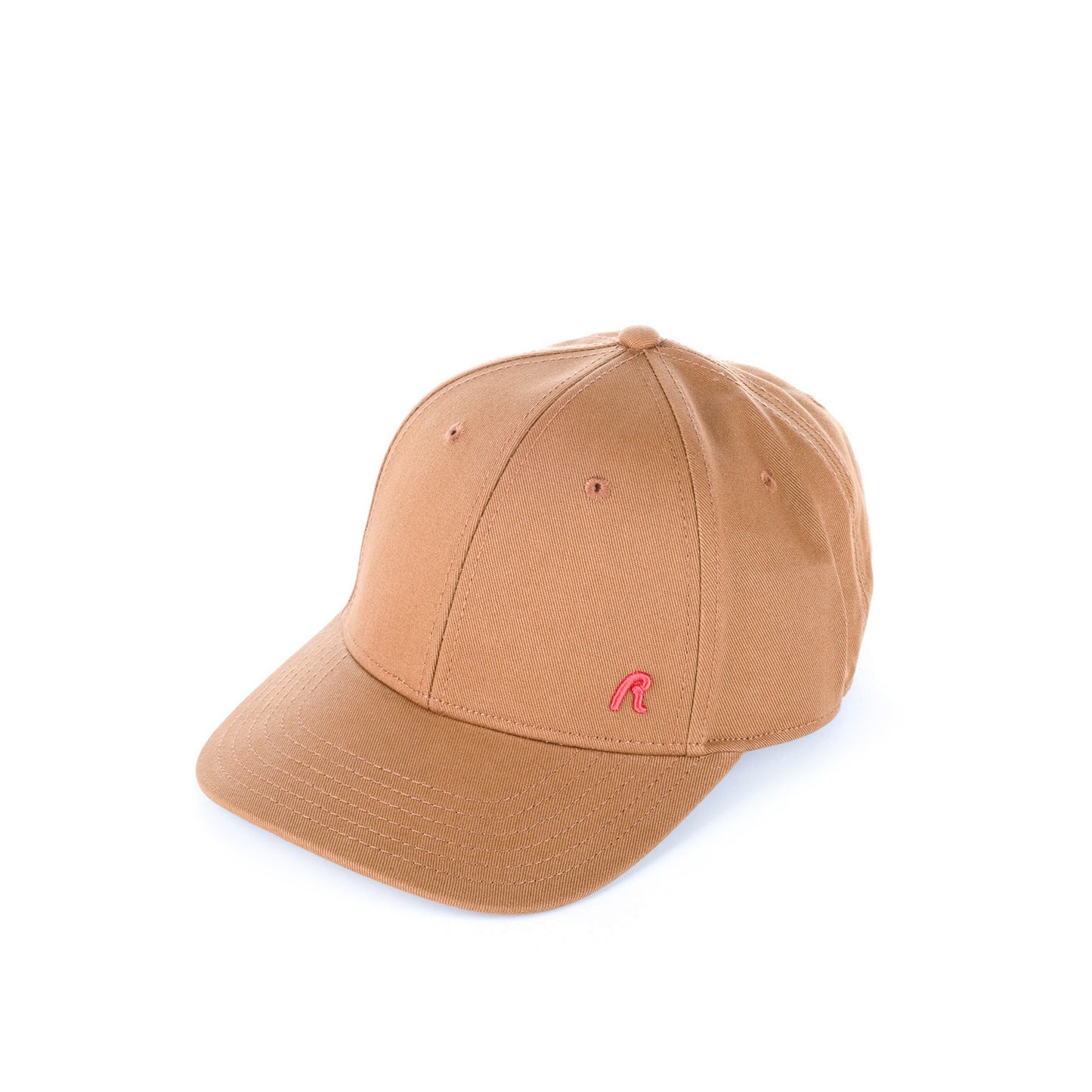 Boné Homem Replay Castanho Claro com Logótipo Rosa Bordado
