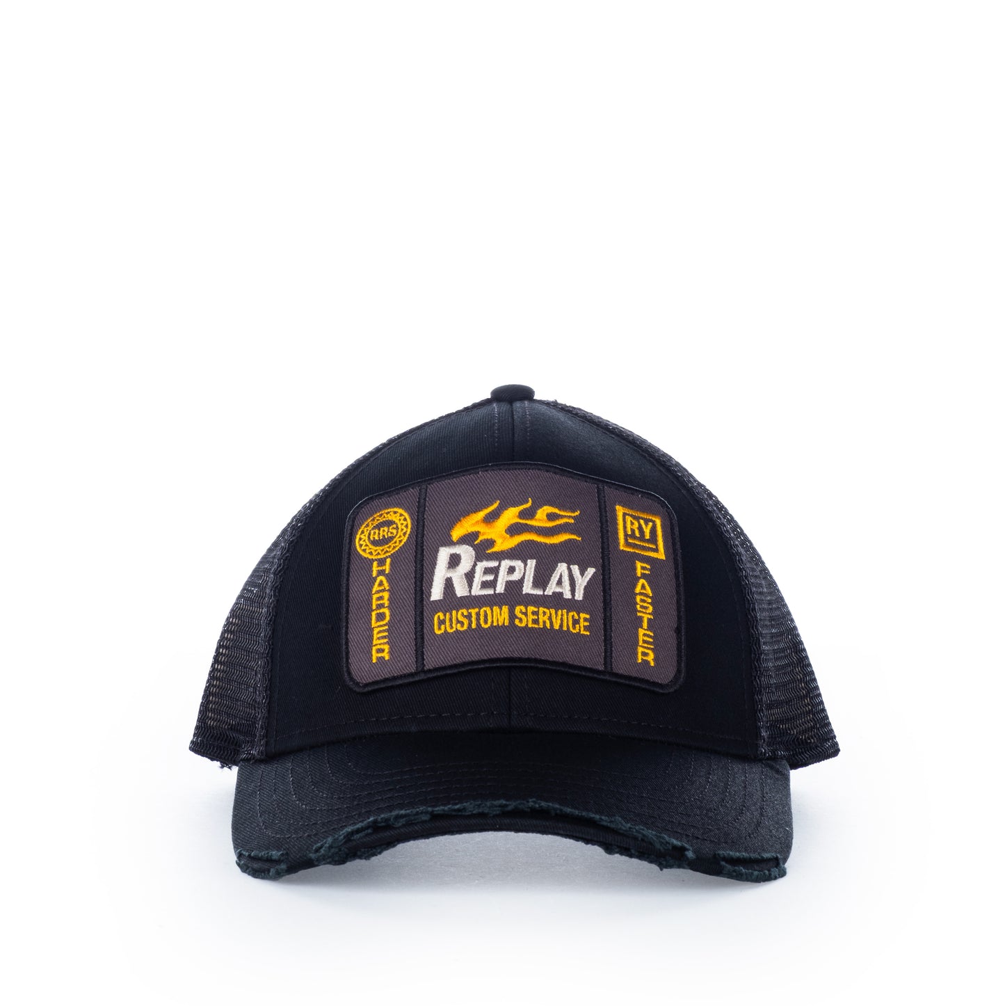 Boné Masculino Replay Preto Bordado