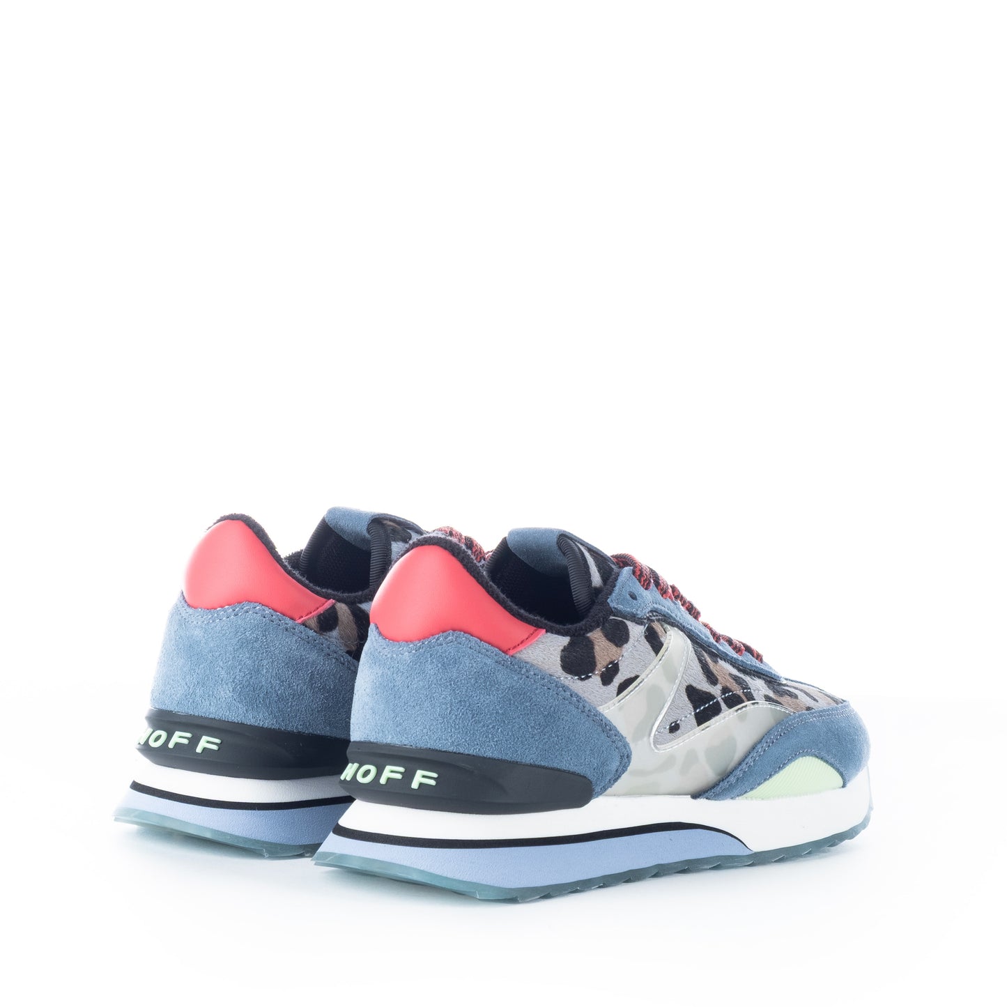 Ténis Mulher Hoff Animal Print Azul e Vermelho