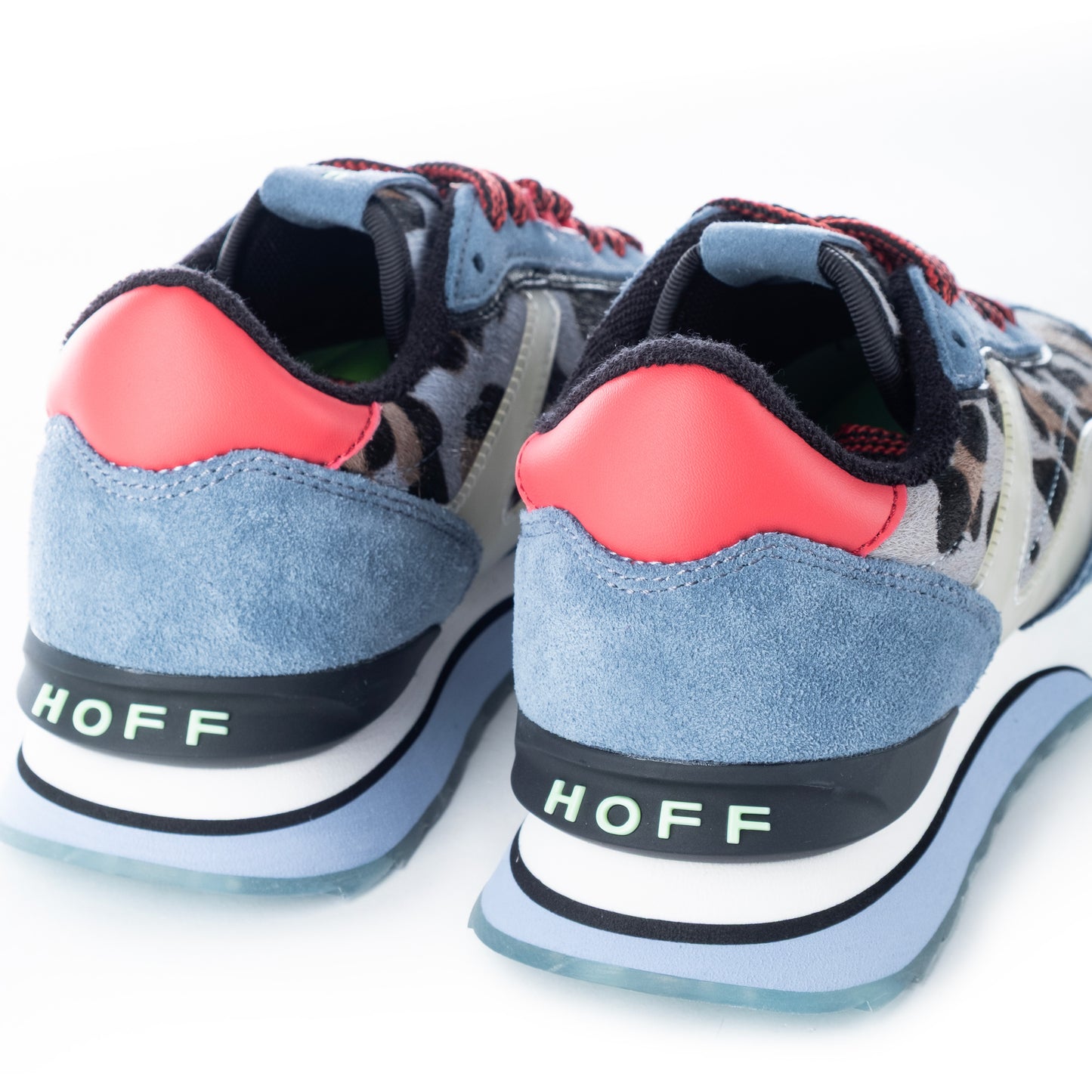 Ténis Mulher Hoff Animal Print Azul e Vermelho