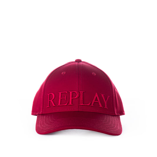 Boné Unissexo Replay Vermelho Estilo Casual