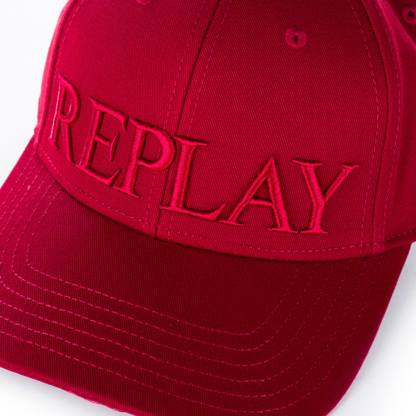 Boné Unissexo Replay Vermelho Estilo Casual