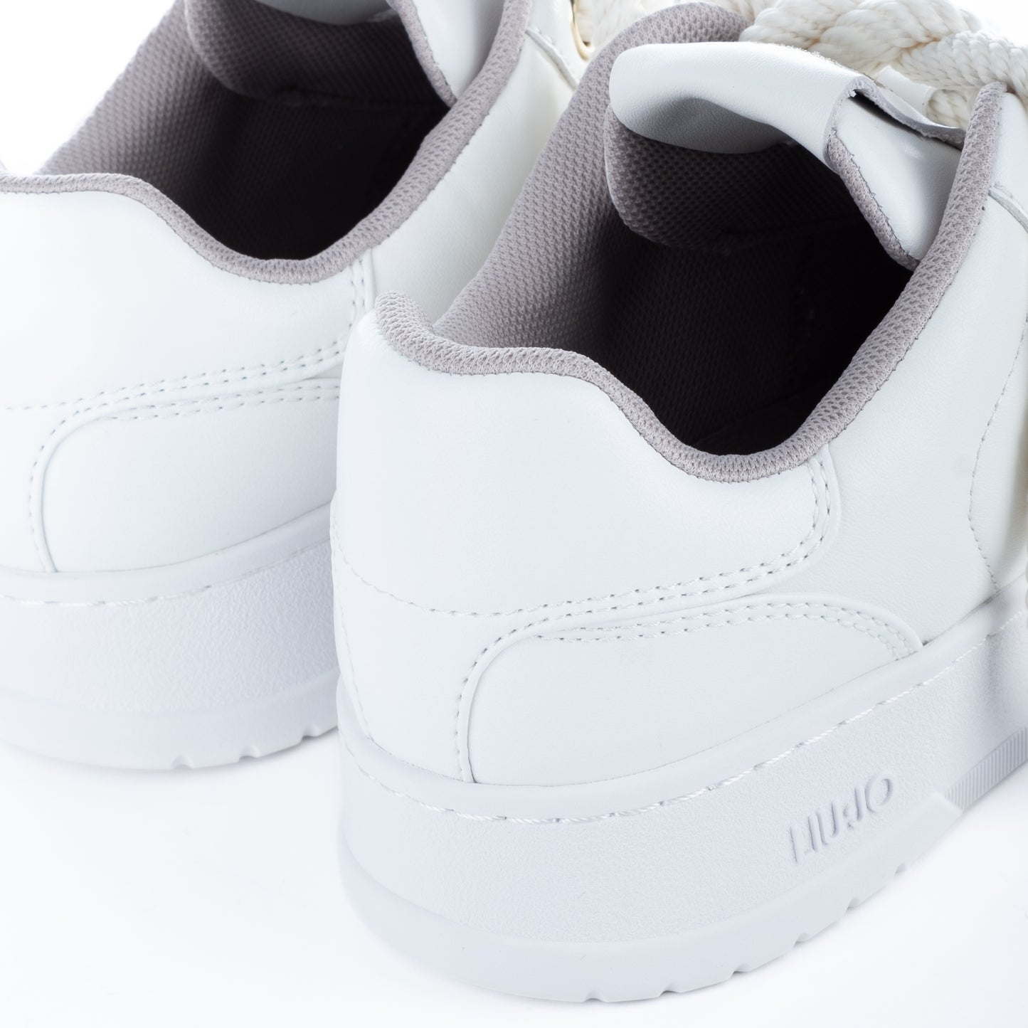 Ténis Mulher Liu Jo Brancos com Detalhes Dourados