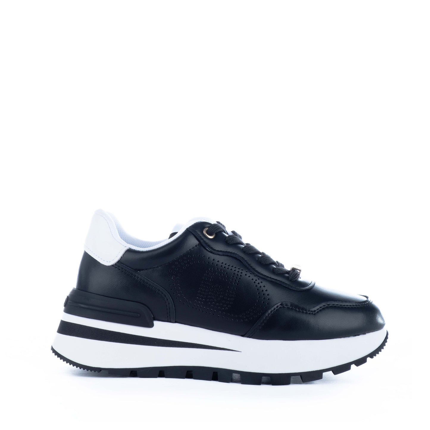 Ténis Mulher Liu Jo Preto e Branco com Detalhes Elegantes