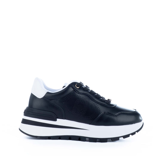 Ténis Mulher Liu Jo Preto e Branco com Detalhes Elegantes