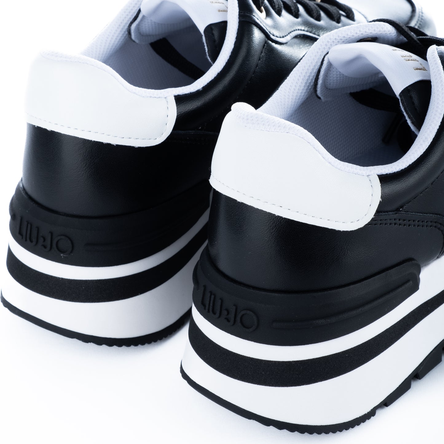 Ténis Mulher Liu Jo Preto e Branco com Detalhes Elegantes