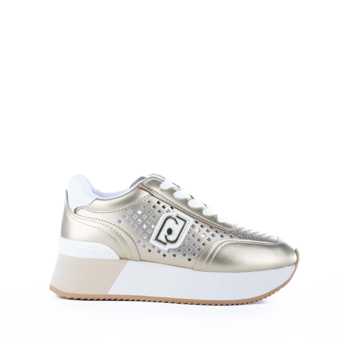 Ténis Mulher Liu Jo Dourado Plataforma e Estilo Moderno