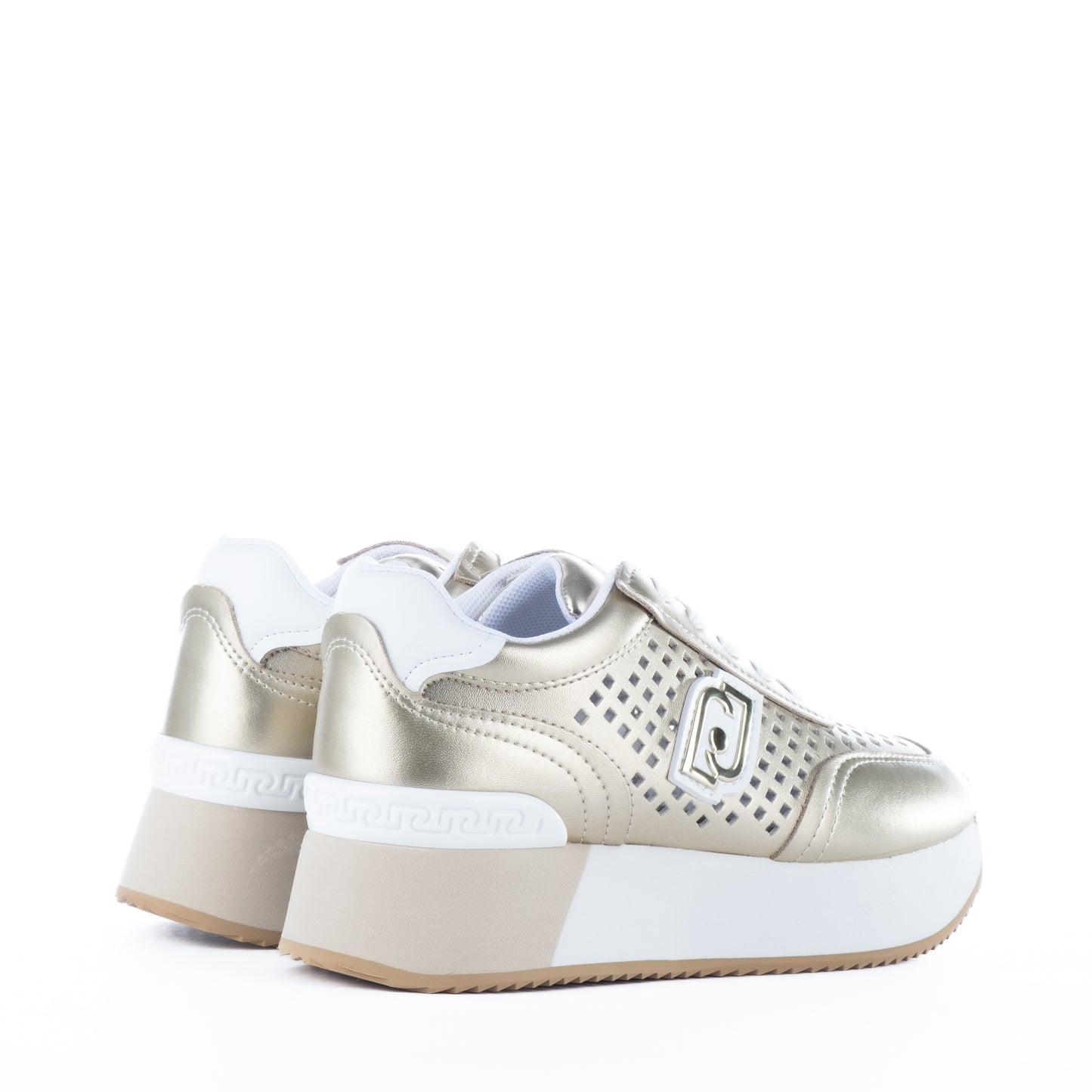 Ténis Mulher Liu Jo Dourado Plataforma e Estilo Moderno