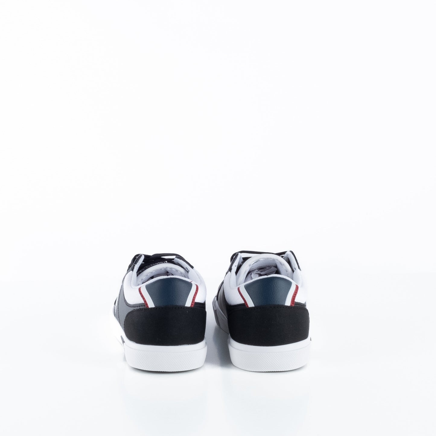 Ténis de Homem US Polo Pretos com Logótipo Bordado e Sola Branca