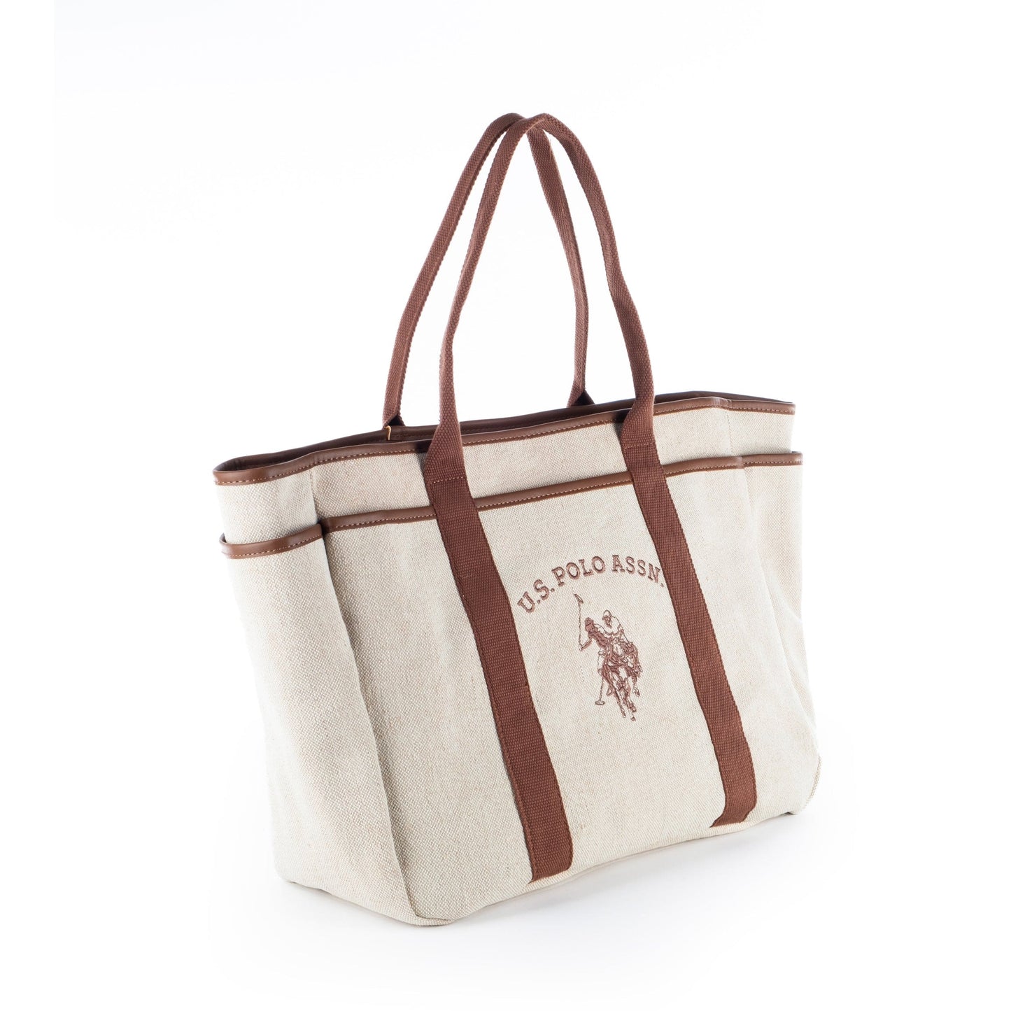 Bolsa Tote Bege Us Polo
