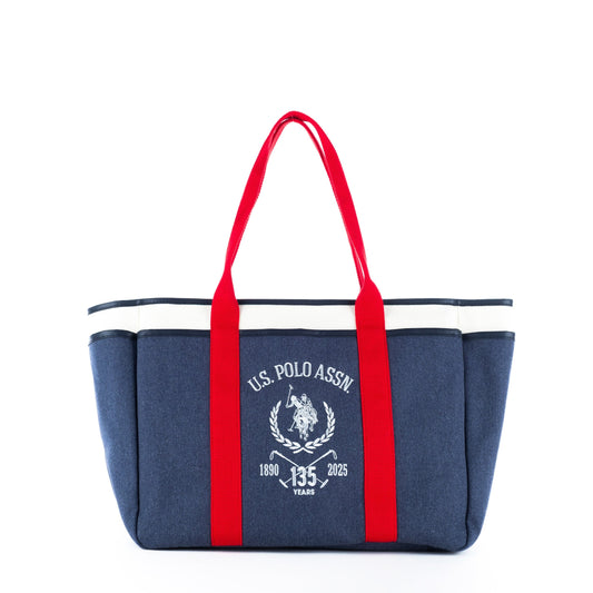 Bolsa Tote Azul Us Polo