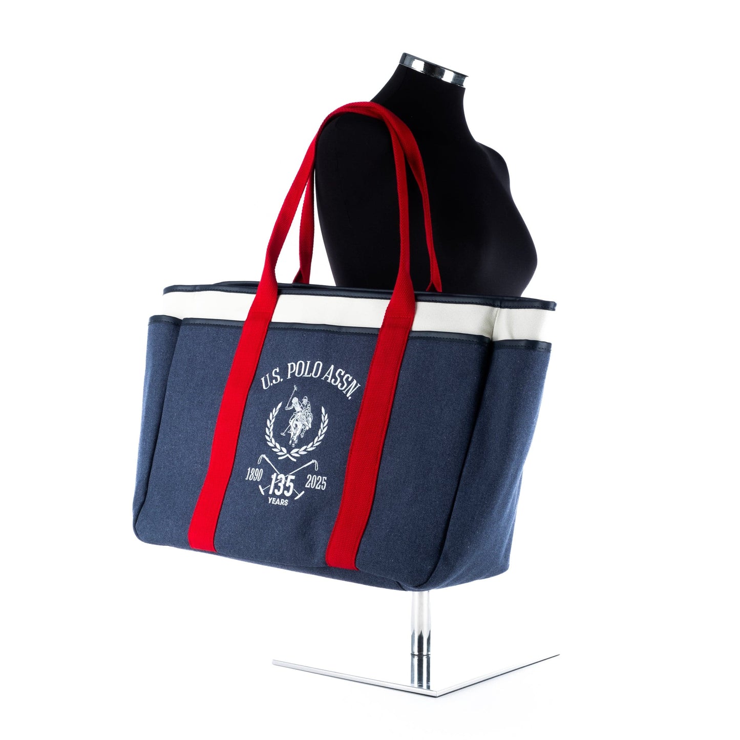 Bolsa Tote Azul Us Polo