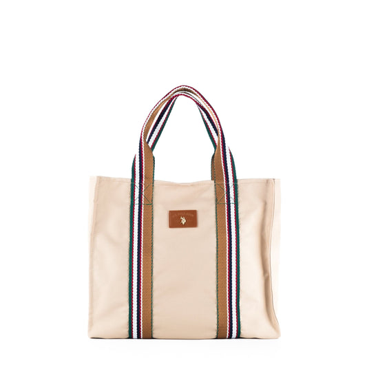 Bolsa Tote Bege Us Polo