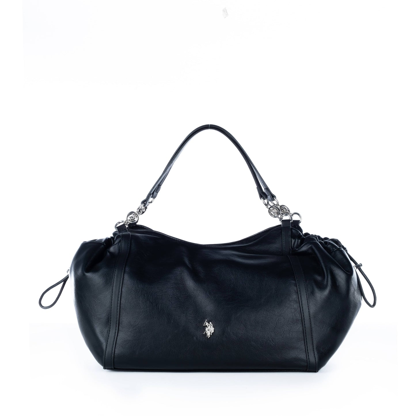 Bolsa Satchel Feminina US Polo, Preto, Elegante e Sofisticada