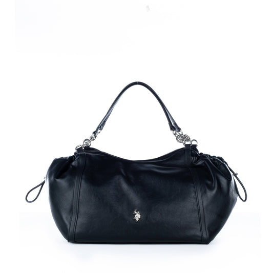 Bolsa Satchel Feminina US Polo, Preto, Elegante e Sofisticada