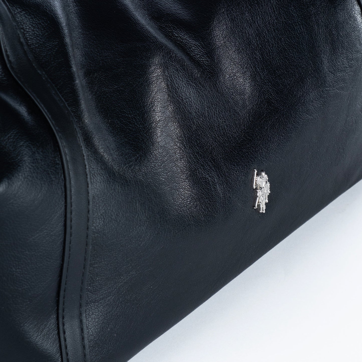 Bolsa Satchel Feminina US Polo, Preto, Elegante e Sofisticada