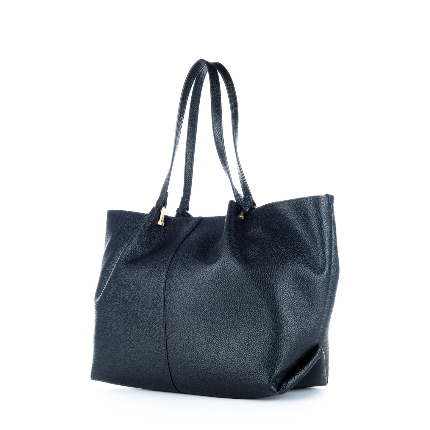 Bolsa Tote U.S. Polo Assn. Preta com Logótipo e Detalhes Dourados