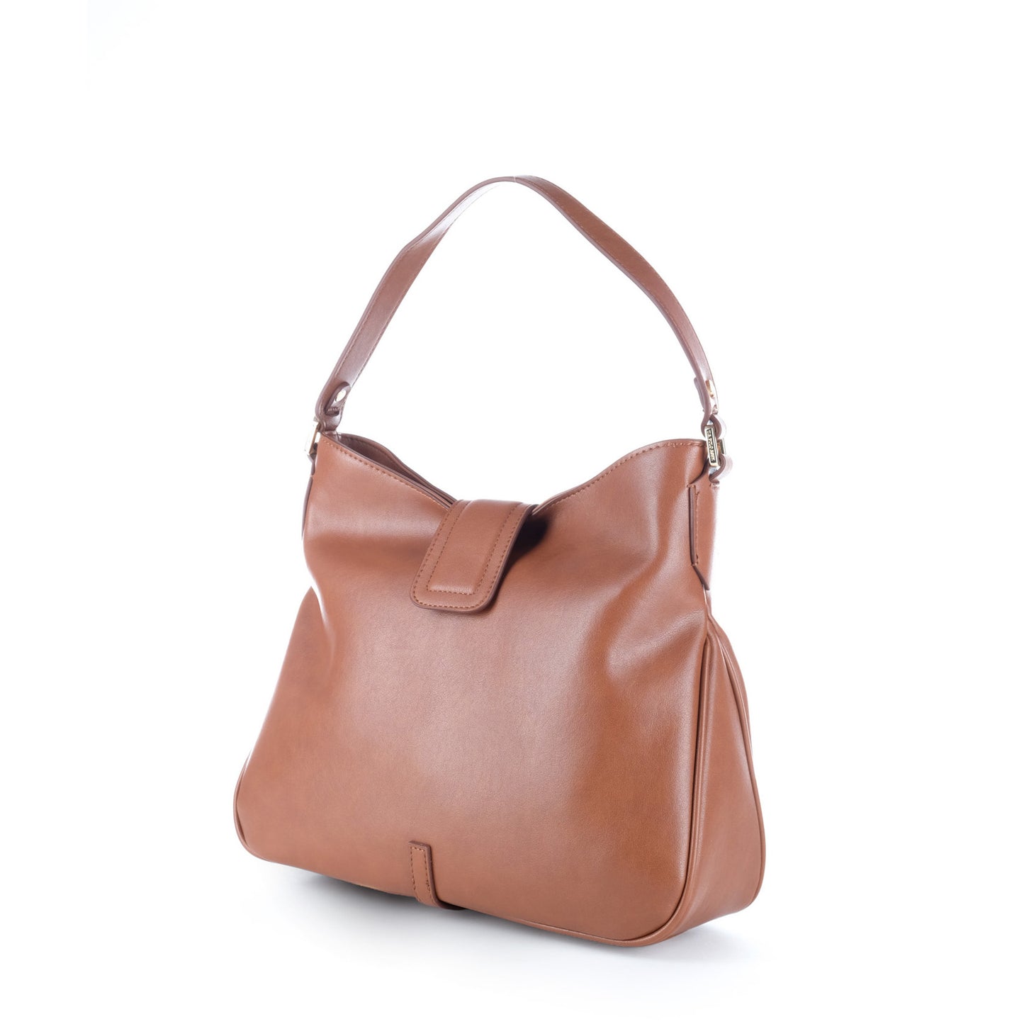 Bolsa de Ombro U.S. Polo Assn. Castanha com Fecho Decorativo Metálico