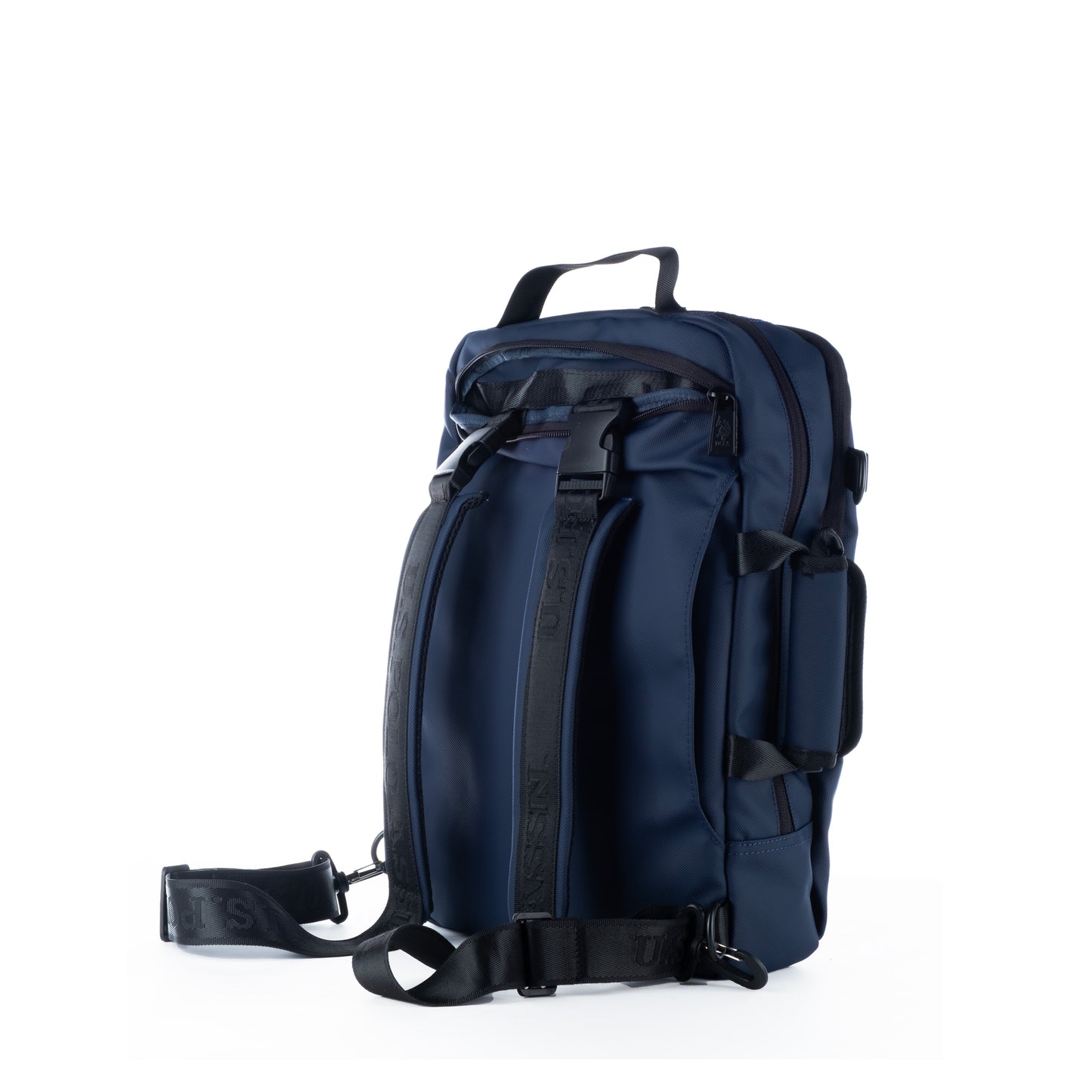 Mochila Homem US Polo Azul Marinho com Detalhes Modernos