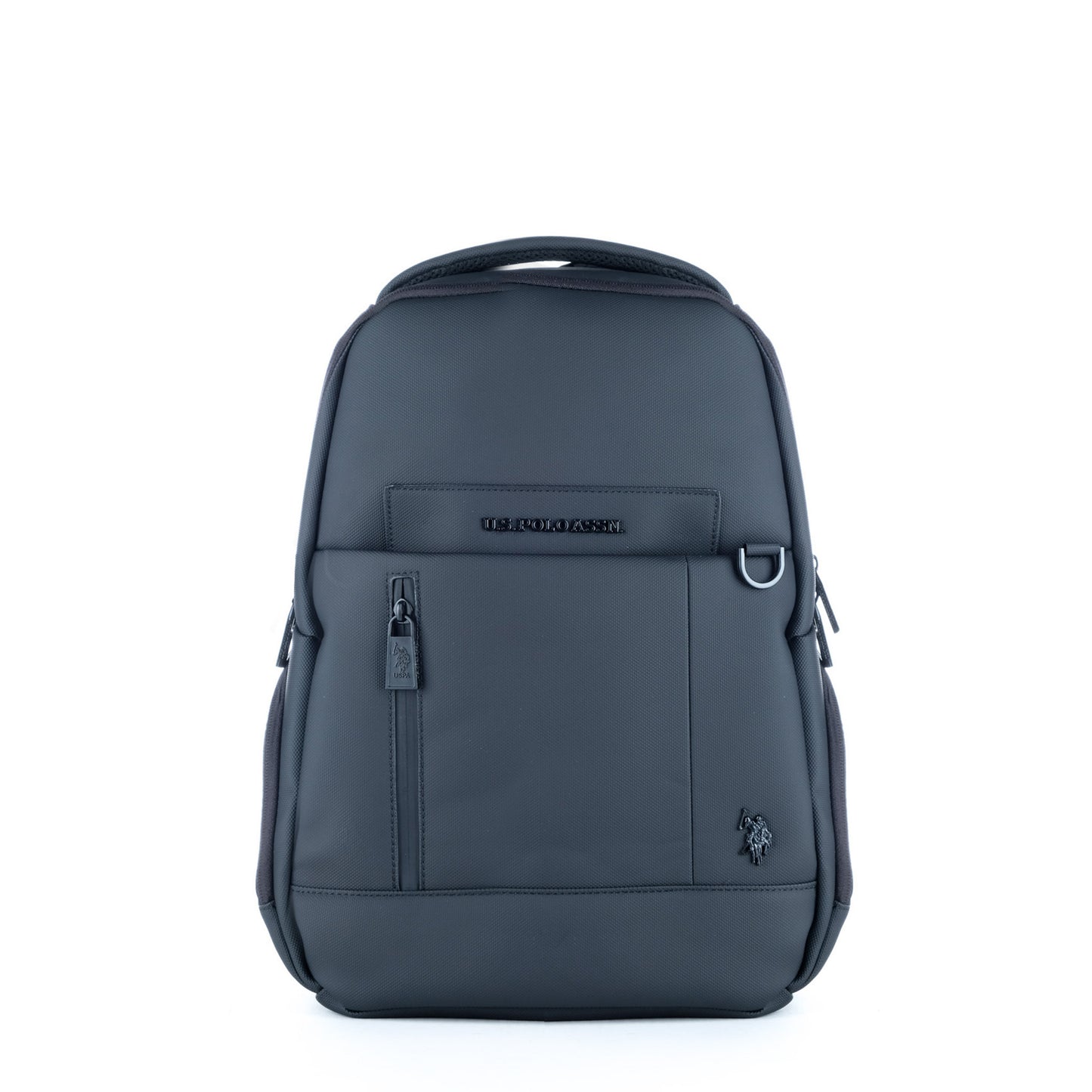 Mochila Homem U.S. Polo Assn. Preta com Bolso Frontal e Detalhes Contrastantes