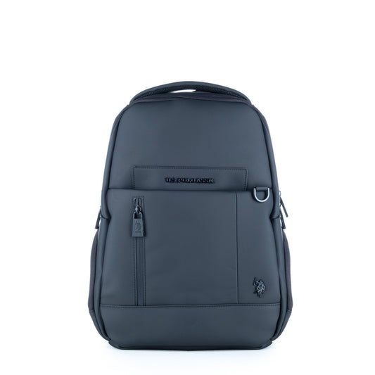 Mochila Homem U.S. Polo Assn. Preta com Bolso Frontal e Detalhes Contrastantes