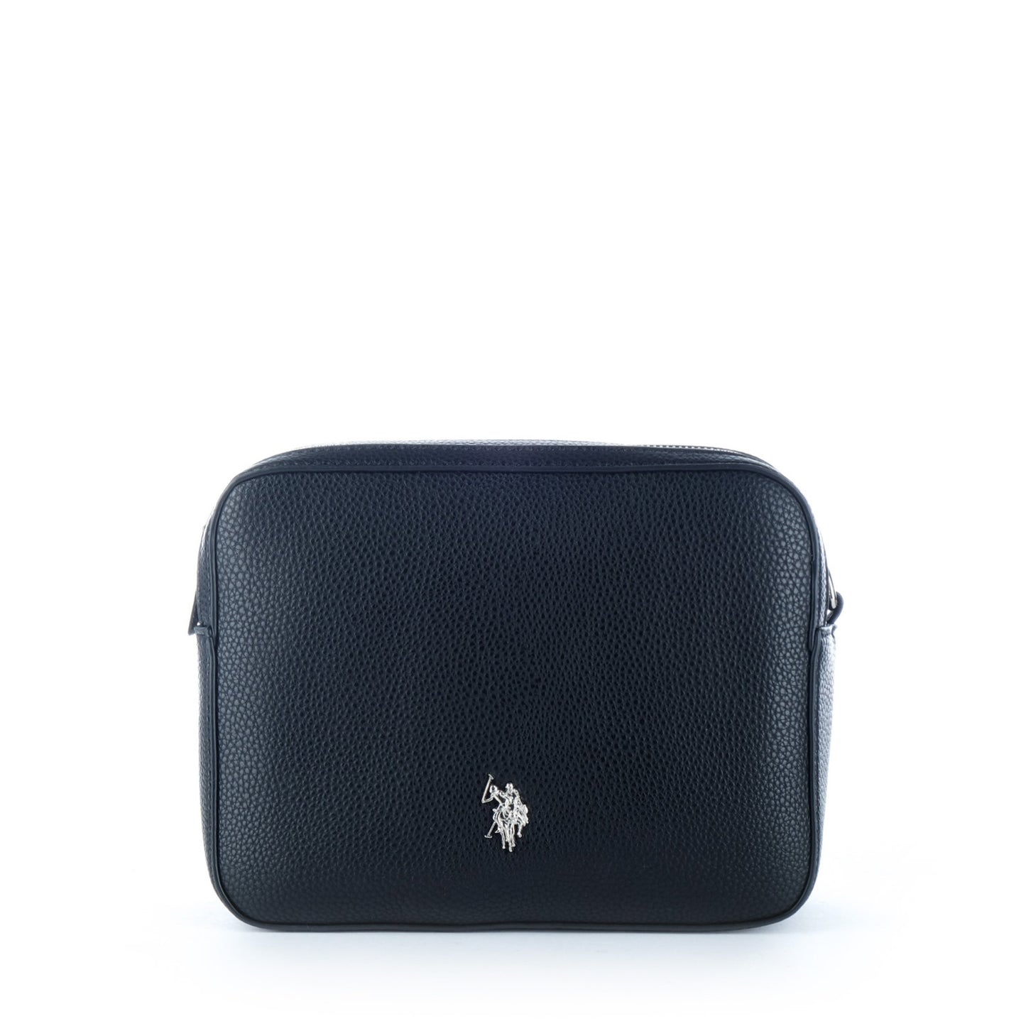 Bolsa Tiracolo U.S. Polo Assn. Preta com Alça Ajustável e Duplo Compartimento