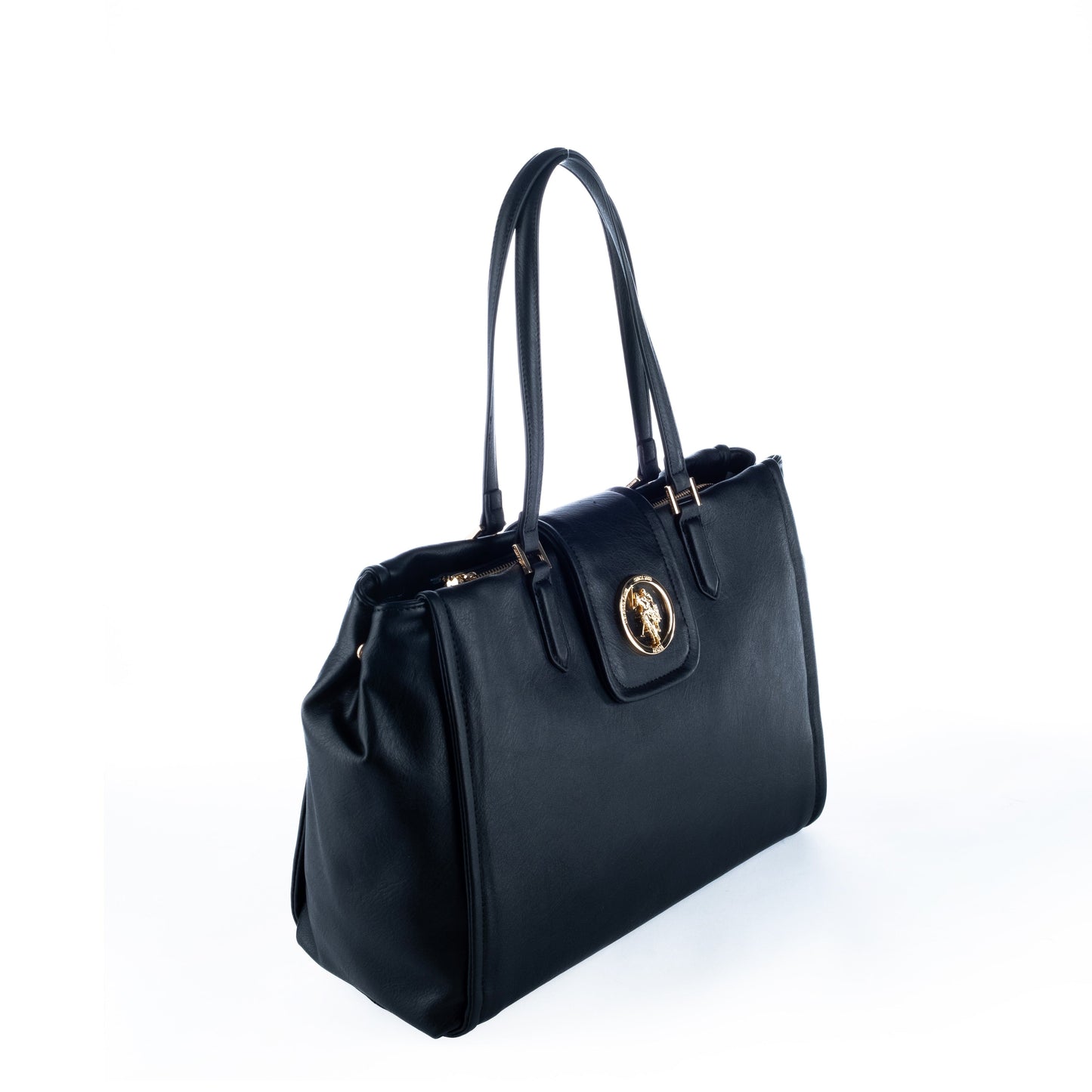 Bolsa Tote Preta Us Polo