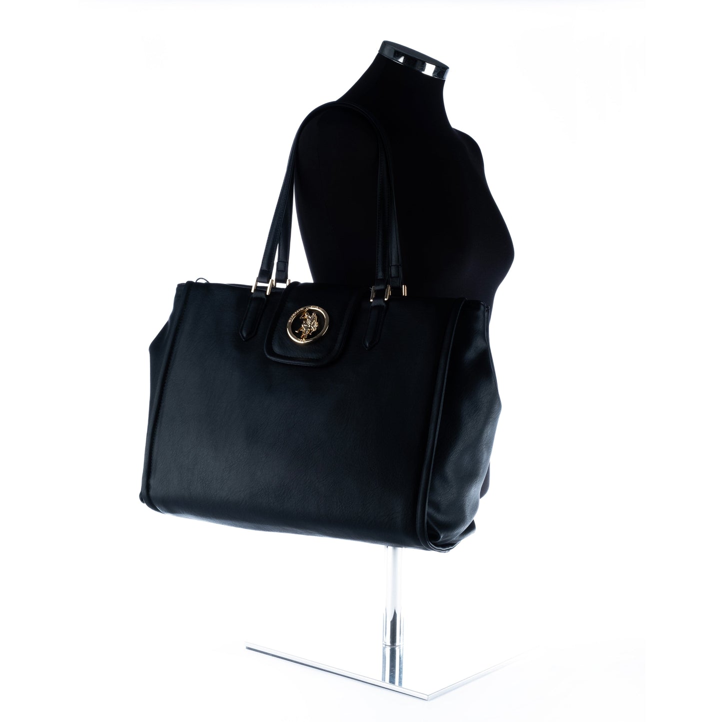 Bolsa Tote Preta Us Polo