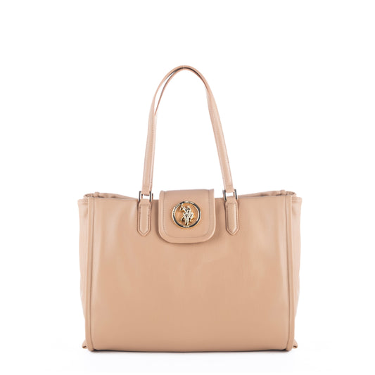 Bolsa Tote Bege Us Polo