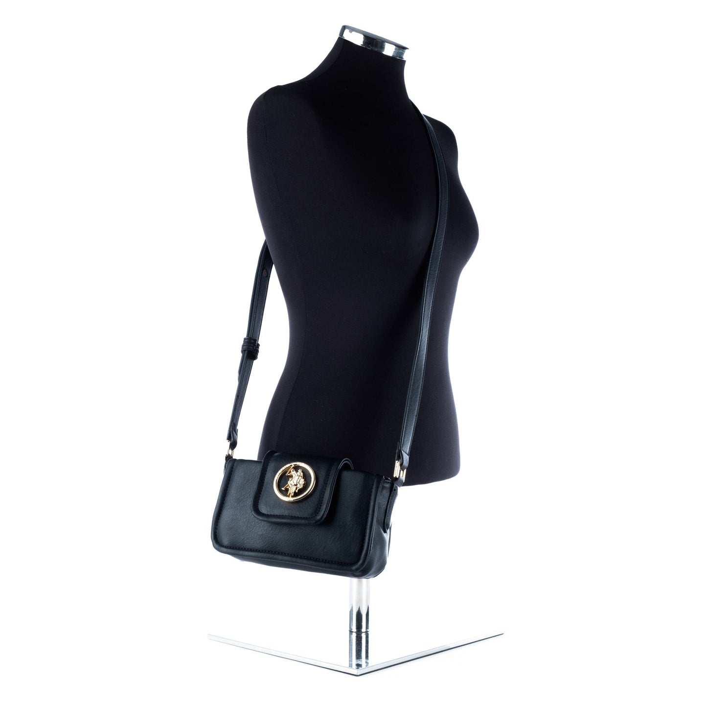 Bolsa de Ombro Preta Us Polo