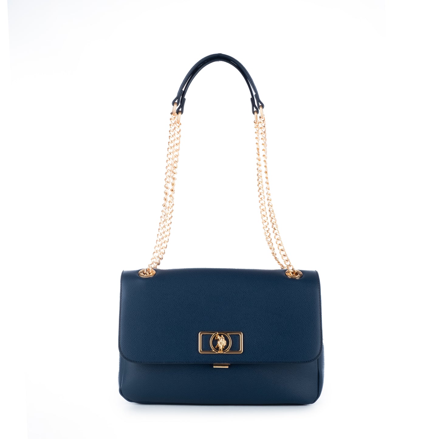 Bolsa de Ombro Us Polo Azul com Alça de Corrente