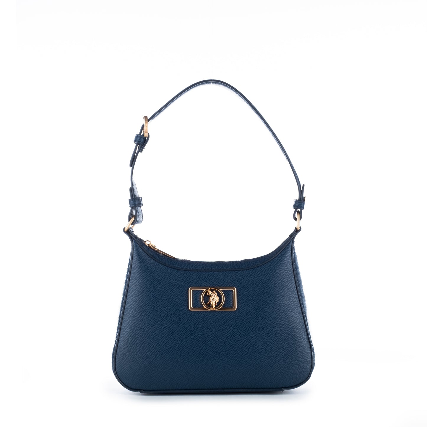Bolsa de ombro US Polo Azul com Detalhes Dourados