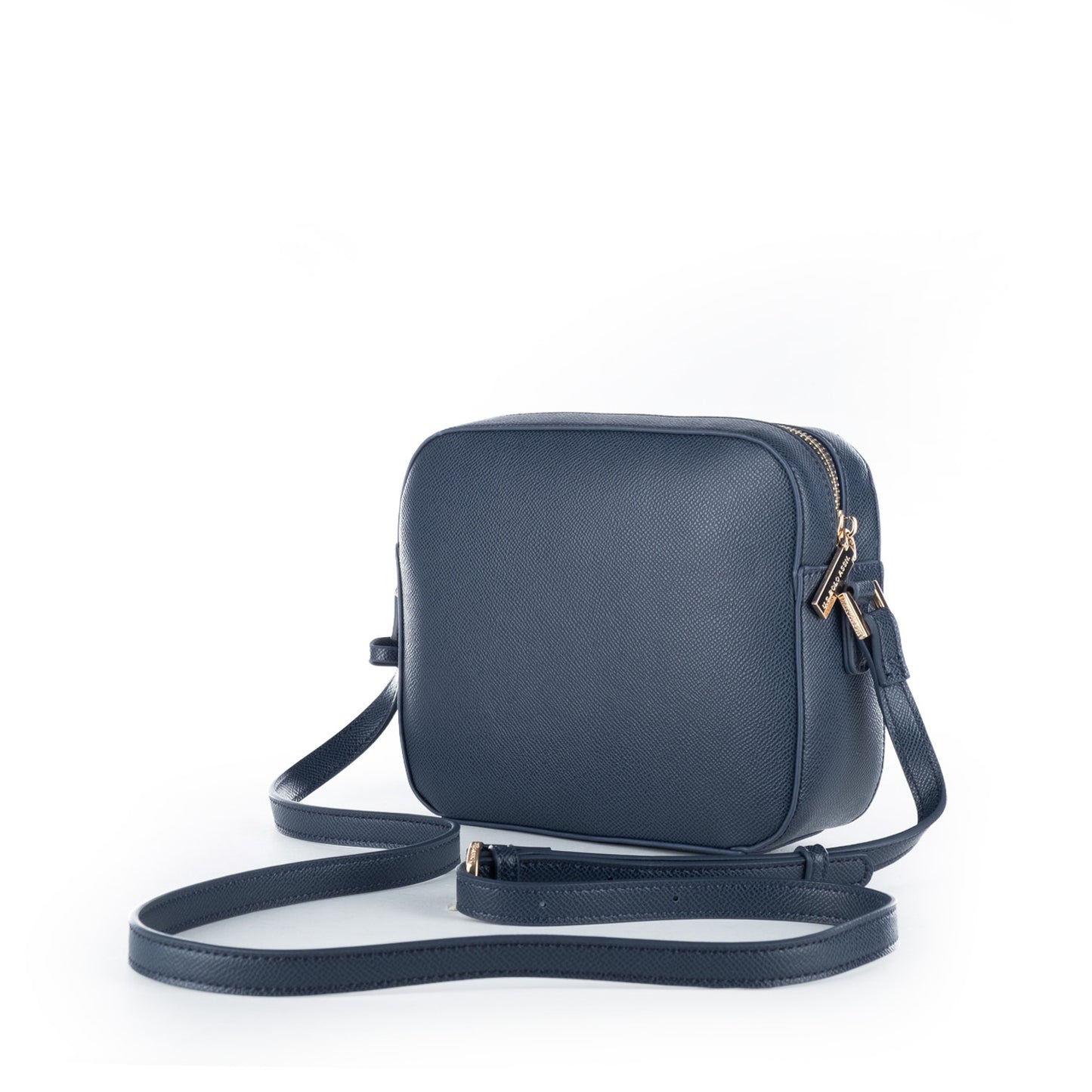 Bolsa Tiracolo U.S. Polo Assn. Azul Marinho com Logótipo Dourado e Pendente Decorativo
