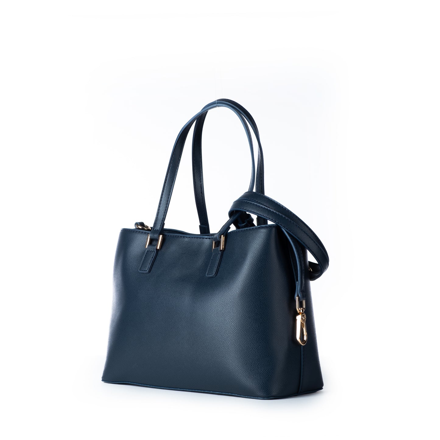 Bolsa Tote US Polo Azul Marinho com Detalhes Dourados