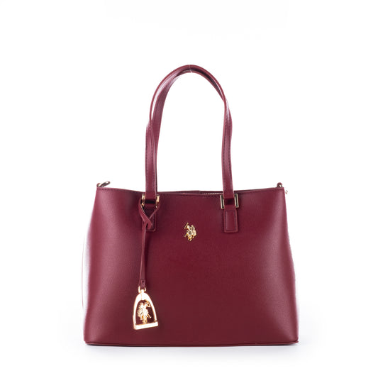 Bolsa Tote US Polo Bordô - Clássica e Elegante