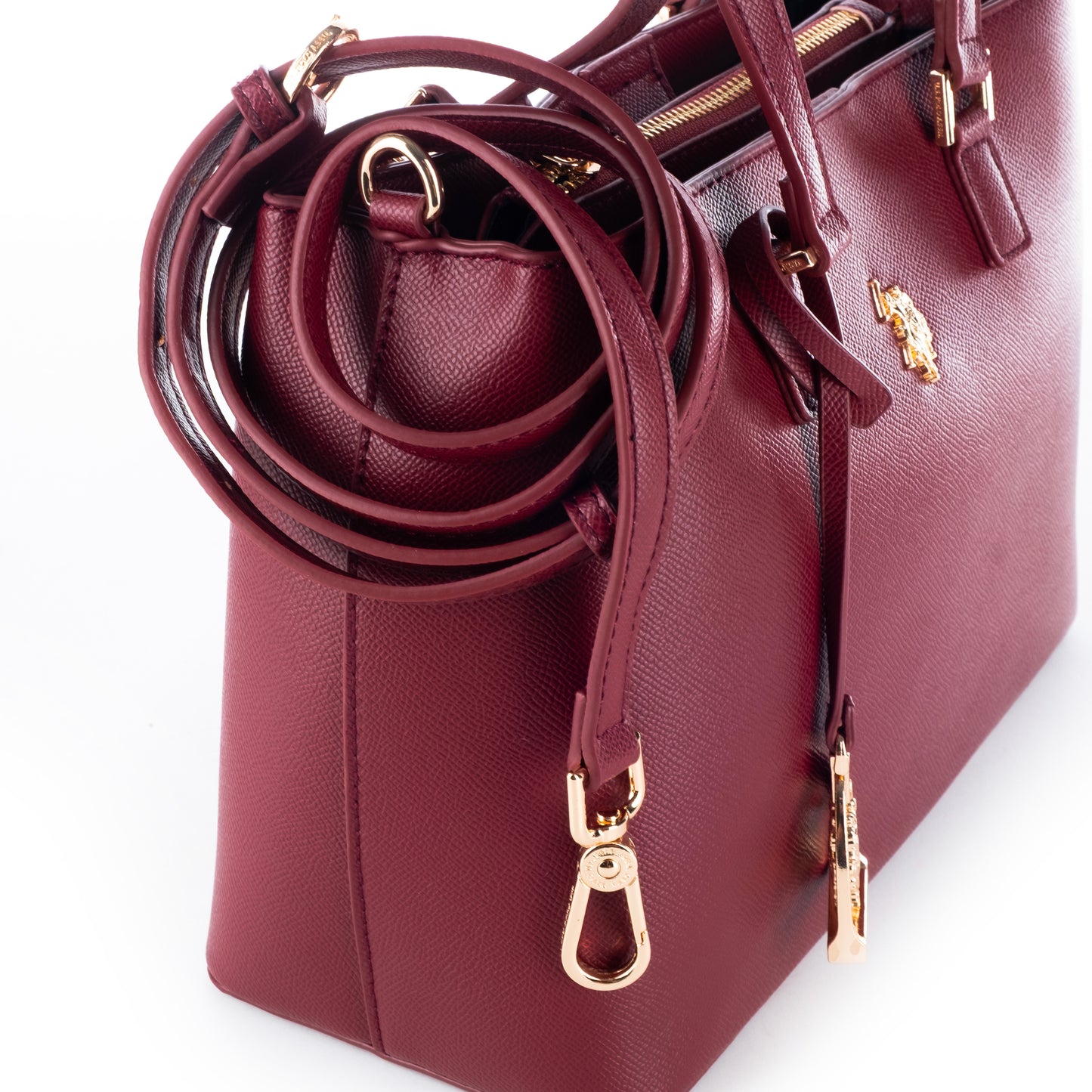 Bolsa Tote US Polo Bordô - Clássica e Elegante