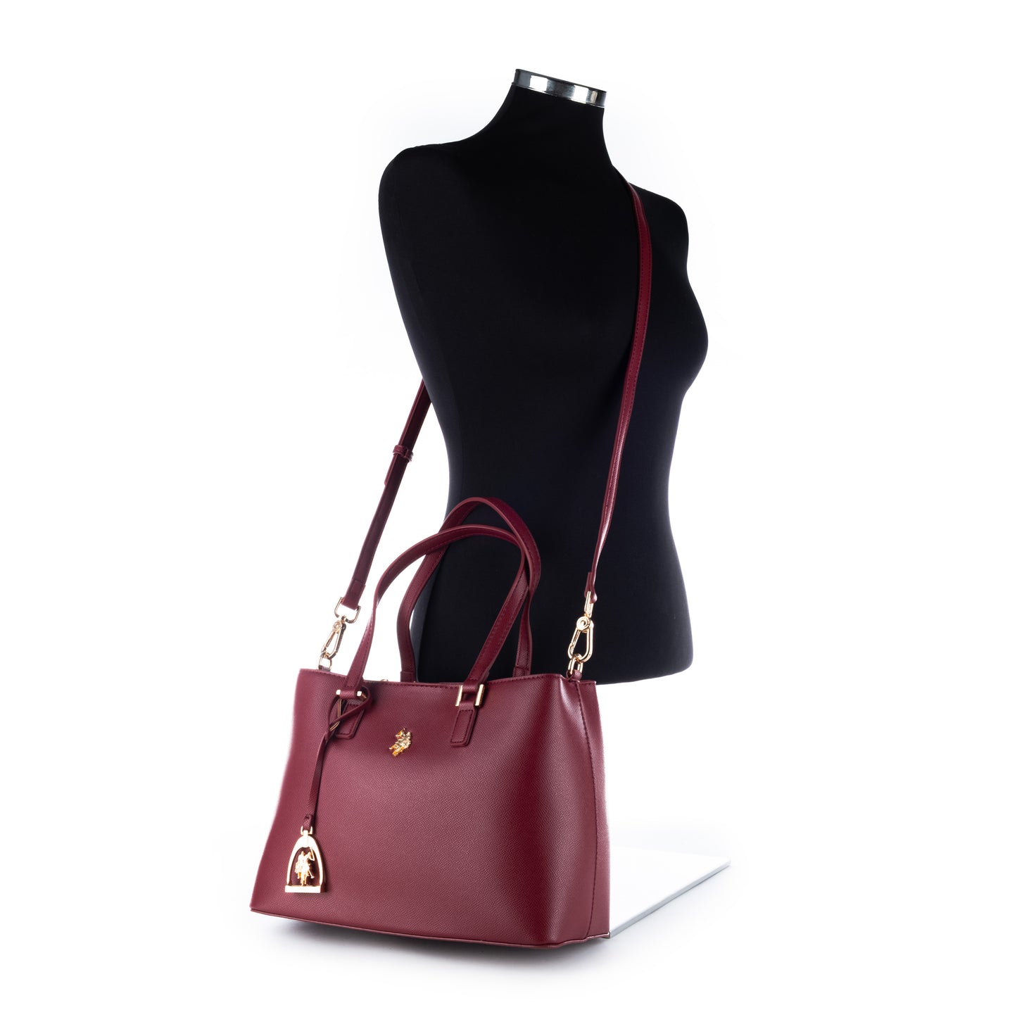 Bolsa Tote US Polo Bordô - Clássica e Elegante